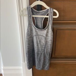 Lululemon Grey Swiftly Tech Racerback Tank Top